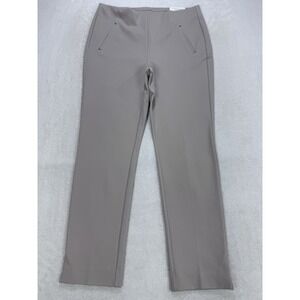 Chico's Pants 8 So Slimming 360 Juliet Trim Detail Ankle Basic Helium NWT $89.50